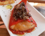 Foto del paso 7 de la receta: Pimientos piquillo rellenos de provolone con morcilla y manzana