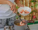 A picture of step 13 of Tom Yum Kung Creamy River Prawn Spicy Soup Recipe - Delicious and Zesty 😊.