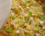 A picture of step 4 of Bamboo Shoot and Shrimp Chirashi Sushi.