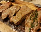 A picture of step 8 of Watercress Steak Salad.