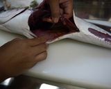 A picture of step 12 of Let's Prepare a Fish! How to Make Amberjack Sashimi.