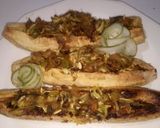 A picture of step 6 of Plantain boat⛵.