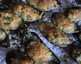 A picture of step 6 of Stuffed and Baked Mussels 😃.