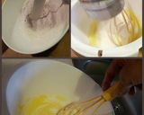 A picture of step 3 of AMIEs Mamon (muffin cake).