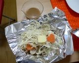 A picture of step 4 of Cod Cooked in Foil.
