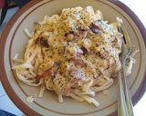 A picture of step 6 of Creamy Beef Fettucine.