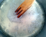 A picture of step 2 of Sig's Orange Upside-Down Cheesecake.