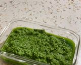 A picture of step 6 of Pasta al pesto (Nut-less).