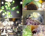 A picture of step 1 of Sig's Cream of Puy Lentil,Garlic and Porcini Mushroom soup.