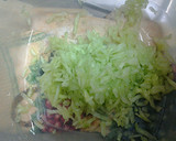 A picture of step 5 of Falafels and cucumber yogyurt sauce.