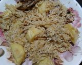 A picture of step 7 of Aloo ki Tahari.