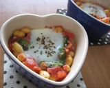 A picture of step 8 of Broccoli and Soy Bean Egg Cocotte.