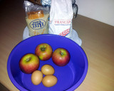 A picture of step 1 of Simple Apple Cake.