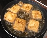 A picture of step 4 of Leche Frita.