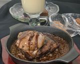 A picture of step 8 of Chocolate Sizzling Ice Brownie.