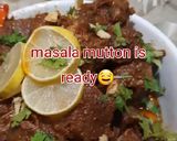 A picture of step 6 of Mutton masala.
