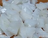 Foto del paso 5 de la receta Empedrado de judías con bacalao en crema de naranja
