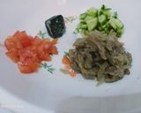 A picture of step 1 of Lauki ka raita.