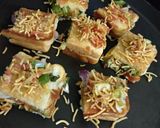 A picture of step 16 of Chatpate sandwich.