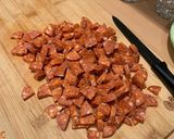 Une image de l'étape 4 de 🥓🧀 Gratin de macaroni, reblochon et chorizo au Thermomix.
