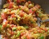 A picture of step 3 of Corn tomato bharta...