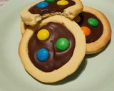 Une image de l'étape 9 de Tartelettes sablées au chocolat et m&m's.