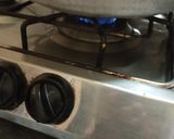A picture of step 10 of Hot milk tea cake (without oven).