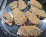 Foto del paso 4 de la receta: Milanesas de berenjenas rellenas de jamón y queso