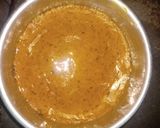 A picture of step 4 of Besan Milk Burfi from ghee residue.