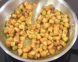 A picture of step 2 of Watermelon rind subji.