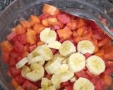 A picture of step 2 of Fruit Salad#Banana+3ingredients Challenge.