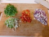 Ayam goreng cabe bawang tumis