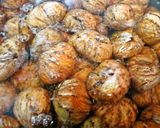 A picture of step 7 of The Black Jewels Of Fall - Basic Chesnuts Simmered In Their Inner Skins.
