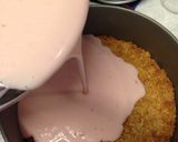 A picture of step 8 of Easy Heavy Cream-free Strawberry No-Bake Cheesecake.