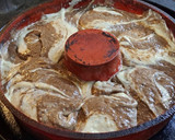 Foto del paso 4 de la receta: Budín de bananas, yogur y coco marmolado