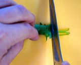 A picture of step 3 of Secrets on Shredding Shiso Leaves.