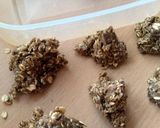 A picture of step 3 of Vickys No-Bake Oat Energy Bombs, GF DF EF SF NF.