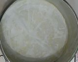 Foto langkah ke 5 dari resep Pandan Melaka Cheesecake Tanpa Terigu Part 1.