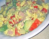 A picture of step 6 of Loaded Scrambled Eggs.