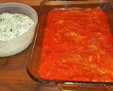 A picture of step 3 of Mike's Stupid EZ Manicotti.