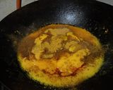 A picture of step 6 of Soya chaap korma.