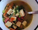 Pas rețetă Supă asiatică de tofu cu legume 7 fotografie