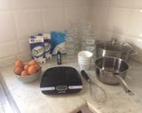 A picture of step 1 of Crème Caramel.