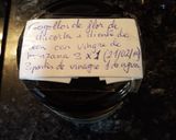 Foto del paso 1 de la receta: Cogollos de flores medicinales encurtidas con vinagre de manzana