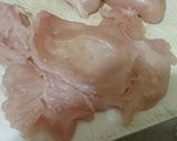 A picture of step 1 of Creamy Chicken Steak 🥩.