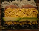A picture of step 4 of Cured Ham Salad Sushi Rolls [Ehoumaki for Setsubun].