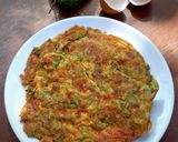 Foto langkah ke 4 dari resep Bitter Gourd Omellet (Dadar Telur Pare).