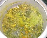 A picture of step 4 of Peas dal.
