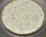 A picture of step 3 of Corn Palak Rava Dhokla.