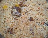A picture of step 8 of Beef yakhni pulao biryani.